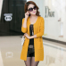 Women Autumn Cardigan With Pockets Women's Clothing Soft and Comfortable Coat Knitted V-Neck Long Cardigan Female Sweater Jacket