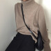 Women Autumn Winter Turtleneck Sweater Jumper Knitted Pullover Tops Elegant Plus Size Pull Femme jesery sueter feminino