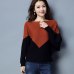 Women Sweater Loose Pullover Knitted Cotton Batwing Sleeve Knit Top Autumn Sweaters Pull Casual Ladies Bat Sleeve Jumper Tops