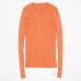 Women Sweater Pullover Basic Rib Knitted Cotton Tops Solid Crew Neck Essential Jumper Long Sleeve Sweaters With Thumb Hole