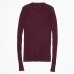 Women Sweater Pullover Basic Rib Knitted Cotton Tops Solid Crew Neck Essential Jumper Long Sleeve Sweaters With Thumb Hole