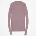 Women Sweater Pullover Basic Rib Knitted Cotton Tops Solid Crew Neck Essential Jumper Long Sleeve Sweaters With Thumb Hole