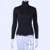 Women Sweaters Turtleneck Long Sleeve Fluorescent Green Jumpers Female Winter Tops Sexy Knitted Shirts Pullovers Club Elastic