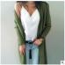 Women knitted long sleeve long sweater cardigan for female women 2018 autumn new overcoat outwear coats women autumn S M L XL