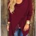 Womens Capes And Ponchoes 2016 Autumn Winter Women Fashion Candy Colors Tassel Pullovers Plus Size Women Knitted Sweater A1276