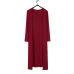 Women's Casual Long Modal Cotton Soft Comfortable Strong Dangling Simple Color All Year Round Free Size Loose Thin Cardigan