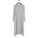 Women's Casual Long Modal Cotton Soft Comfortable Strong Dangling Simple Color All Year Round Free Size Loose Thin Cardigan