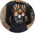 Women's Summer Autumn Black Casual Jacket Jumper Tops Long Sleeve Sexy Back Skull Cut Out Sweaters