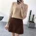 Yanueun Turtleneck Sweaters All Base Match Loose Solid Women Soft Sweater Pullovers Autumn Winter Sweater For Women