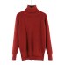 Yanueun Turtleneck Sweaters All Base Match Loose Solid Women Soft Sweater Pullovers Autumn Winter Sweater For Women