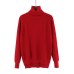 Yanueun Turtleneck Sweaters All Base Match Loose Solid Women Soft Sweater Pullovers Autumn Winter Sweater For Women