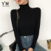 YuooMuoo Good Quality Comfy Turtleneck Sweater 2019 Women Korean Style Pullover Jumper Winter Top Knitted Sweater Pull Femme