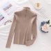 Zipper Turtleneck Sweater Korean Womens Sweaters 2018 Winter Tops For Women Pullover Autumn Jumper Knitted Sweater Pull Femme