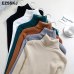 casual Autumn Winter Basic Sweater pullovers Women turtleneck Solid Knit Slim Pullover female Long Sleeve bigsize warm Sweater