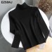 casual Autumn Winter Basic Sweater pullovers Women turtleneck Solid Knit Slim Pullover female Long Sleeve bigsize warm Sweater