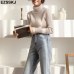 chic Autumn winter thick Sweater Pullovers Women Long Sleeve casual warm basic turtleneck Sweater female knit Jumpers top