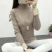 high quality Women Turtleneck Winter Sweater Women Cashmere Knitted Women Sweaters And Pullovers Female Jumper Tricot Tops