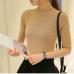 sleeve head sleeve five spring and autumn cultivation in semi thin section of sleeve tight turtleneck sweater backing