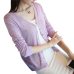 special price, thin knitted sweater, women's cardigan jacket, 2019 summer thin sunscreen, short air conditioning shirt.