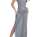 Sexy Round Neck Hollow-out Grey Polyester Cover-Ups(Without Lining) Sexy Round Neck Hollow-out Grey Polyester Cover-Ups(Without Lining)
