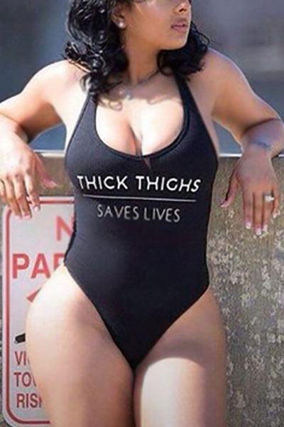 Nylon  Letter One Pieces