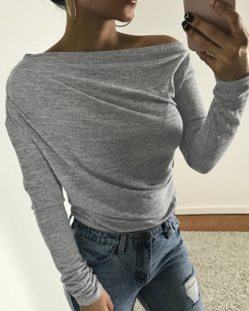 Leisure Dew Shoulder Grey Cotton Shirts Leisure Dew Shoulder Grey Cotton Shirts