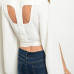 Pullovers Knitting V Neck Long Sleeve Solid Blouses&Shirts Pullovers Knitting V Neck Long Sleeve Solid Blouses&Shirts