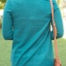 Trendy Long Sleeves Side Split Green Cotton Shirts Trendy Long Sleeves Side Split Green Cotton Shirts