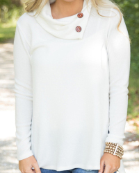 Trendy Long Sleeves Side Split White Cotton Shirts Trendy Long Sleeves Side Split White Cotton Shirts