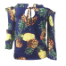 Stylish Long Sleeves Pineapple Printing Knitting Tops Stylish Long Sleeves Pineapple Printing Knitting Tops