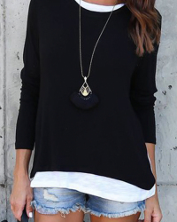  Saturday Night Solid Casual T-shirt