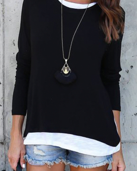  Saturday Night Solid Casual T-shirt