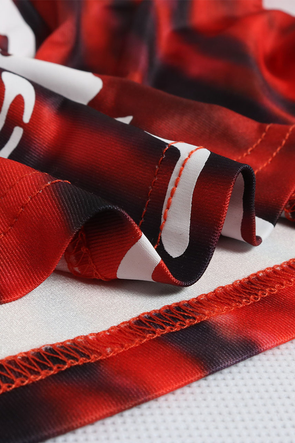  Leisure Round Neck Hollow-out Blending Two-piece Pants Set