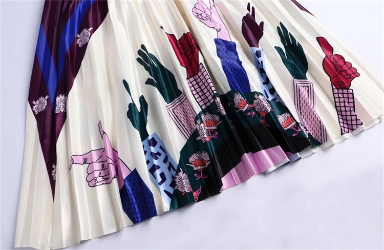 2019 summer European and American women's new top + skirt two-piece suit #94977