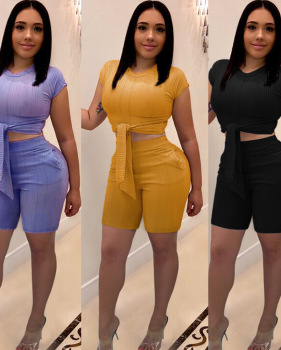 European and American sexy slim straps summer hot short three-color two-piece #94963 European and American sexy slim straps summer hot short three-color two-piece #94963