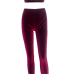 Solid Color Bateau Neck Sleeveless Wine Red Two-piece Pants Set Solid Color Bateau Neck Sleeveless Wine Red Two-piece Pants Set
