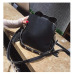 2019 Fashion Scrub Women Bucket Bag Vintage Tassel Messenger Bag High Quality Retro Shoulder Bag Simple Crossbody Bag Tote LB651