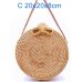 2019 Round Straw Bags Women Summer Rattan Bag Handmade Woven Beach Cross Body Bag Circle Bohemia Handbag Bali Lowest price L31