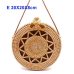 2019 Round Straw Bags Women Summer Rattan Bag Handmade Woven Beach Cross Body Bag Circle Bohemia Handbag Bali Lowest price L31