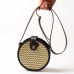 Bali Island Hand Woven Bag Round Bag buckle Rattan  Straw Bags Satchel Wind Bohemia Beach Circle Bag