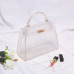 Clear Transparent PVC Shoulder Bags Women Candy Color Women Jelly Bags Purse Solid Color Handbags sac a main femme Crossbody Bag