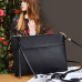 Coofit Women's Clutch Bag Simple Black Leather Crossbody Bags Enveloped Shaped Small Messenger Shoulder Bags Big Sale Female Bag