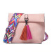 DAUNAVIA Brand Women Messenger Bag Crossbody Bag tassel Shoulder Bags Female Designer Handbags Women bags with colorful strap