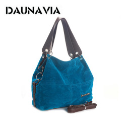 DAUNAVIA brand handbag women shoulder bag female large tote bag soft Corduroy leather bag crossbody messenger bag for women 2019