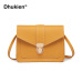 Fashion Small Crossbody Bags for Women 2018 Mini PU Leather Shoulder Messenger Bag for Girl Yellow Bolsas Ladies Phone Purse