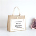 High Quality Women Linen Luxury Tote Large Capacity Female Casual Shoulder Bag Lady Daily Handbag Fresh Beach Shopping Bag