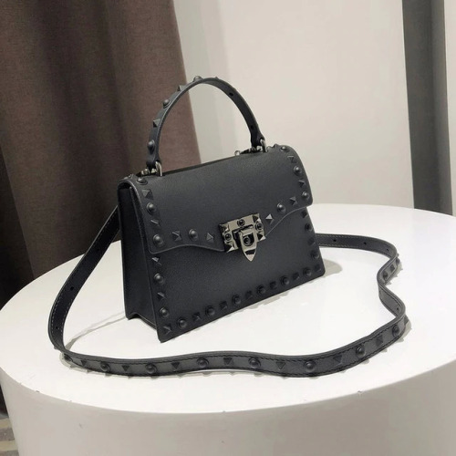 Jelly Bags For Women Solid Flap Fashion Messenger Bag Rivet Women Shoulder Bag Small Big Lady Handbags High Quality Bags Women's