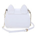 SWDF Summer Sailor Moon Ladies Handbag Black Luna Cat Shape Chain Shoulder Bag PU Leather Women Messenger Crossbody Small Bag