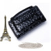 TOPHIGH Luxury Cowhide Leather Clutch Shoulder Cross-body Bag Small Crocodile Pattern Genuine Leather Clutch Chain Women's Gift