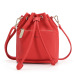 WEICHEN Fashion Bucket Shoulder Bag Women Drawstring Crossbody Bag Female Messenger Bags Ladies Synthetic Leather Handbag Sac